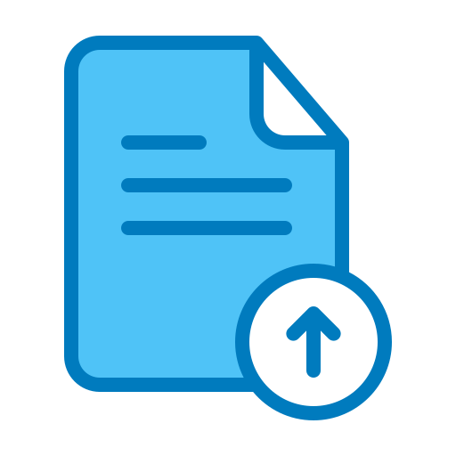 Statement upload icon
